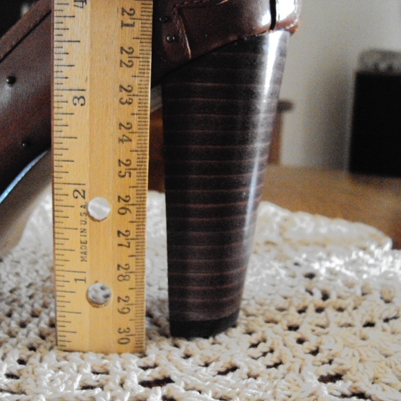 Seychelles *EEL* Leather Platform Pump 8 **Made In ITALY** - Picture 5 of 7